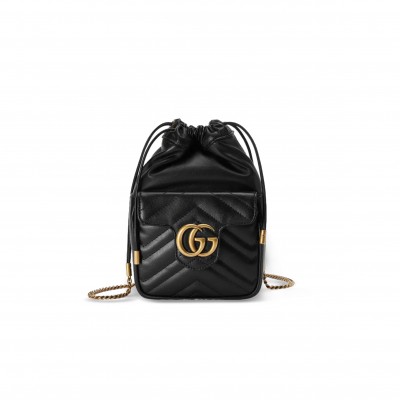 GUCCI GG MARMONT MINI BUCKET BAG 746433 (20*14.5*7.5cm)